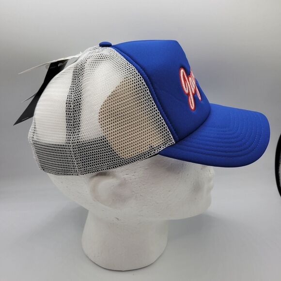 Kansas Jayhawks Adidas Foam Trucker Hat Unisex Adult Snapback NCAA NWT - Picture 4 of 16